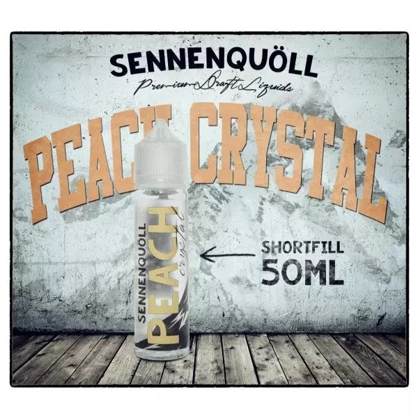 Sennenquöll Glacier Water Shortfill 50 ml - Peach Crystal