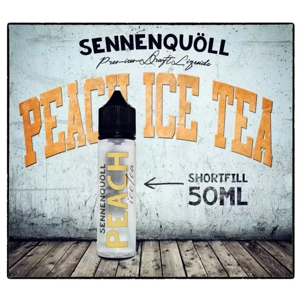 Sennenquöll Original Shortfill 50 ml - Peach Ice Tea